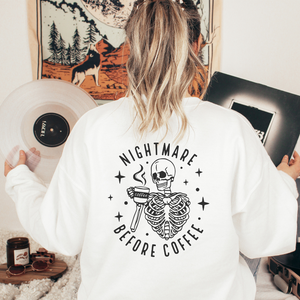 Nightmare Before Coffee Crewneck