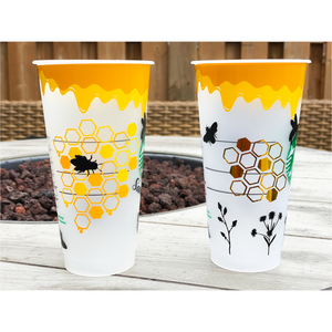 Honey Bee Earth Day Cups