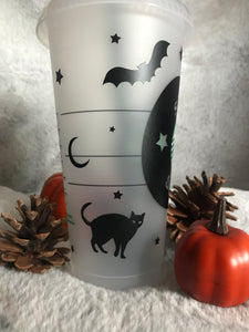 Bats & Cats Pumpkin Patch Cup