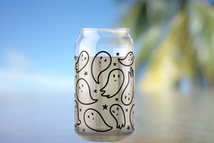 Ghost Soda Can Glass