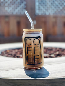 Coffee Linear Soda Can Glass